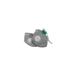 stofmasker met ventiel grijs 2 delig CE gekeurd