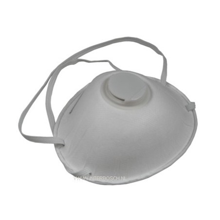stofmasker met ventiel wit CE gekeurd