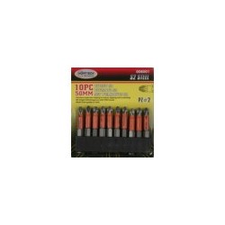 jeu d'embouts S2 10 pcs PZ2 50mm