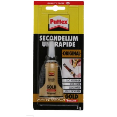 pattex colle-seconde "gold" 3 grammes