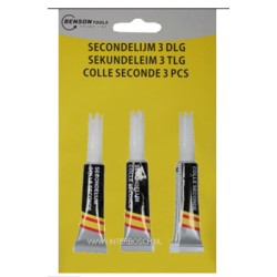 secondelijm 3 delig