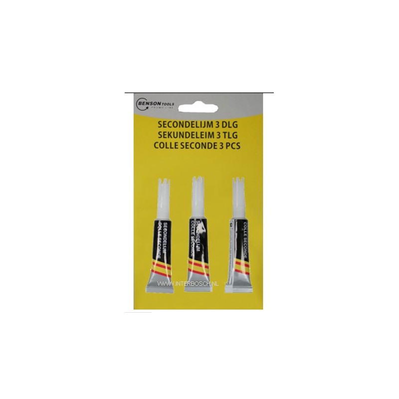 colle seconde 3 pcs