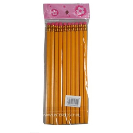 crayon + gomme 10 pcs