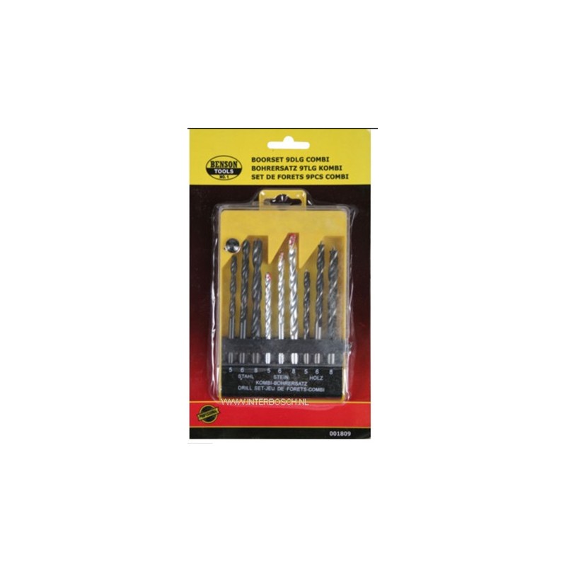 boorset 9 DLG combi best buy cassette