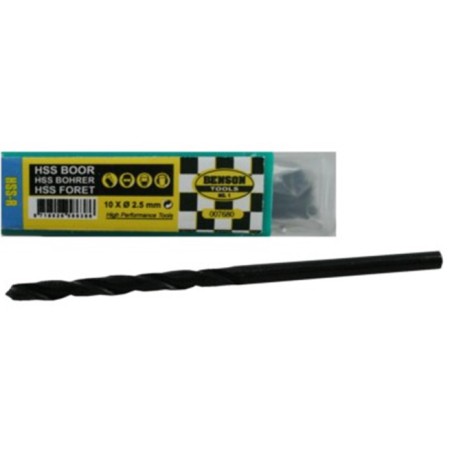HSS boor 2.5mm 10 dlg Benson