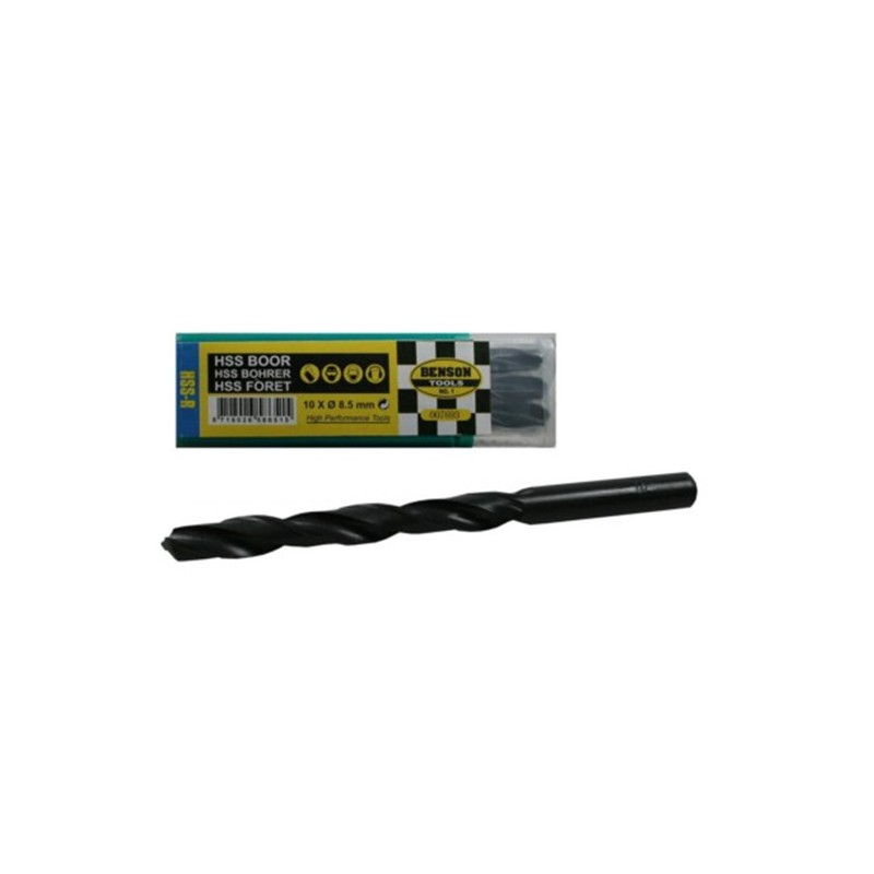 HSS boor 8.5 mm 10 dlg Benson