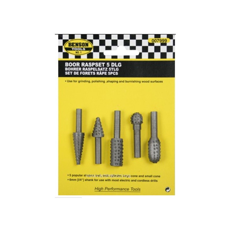 jeu de râpes perceuse 5 pcs