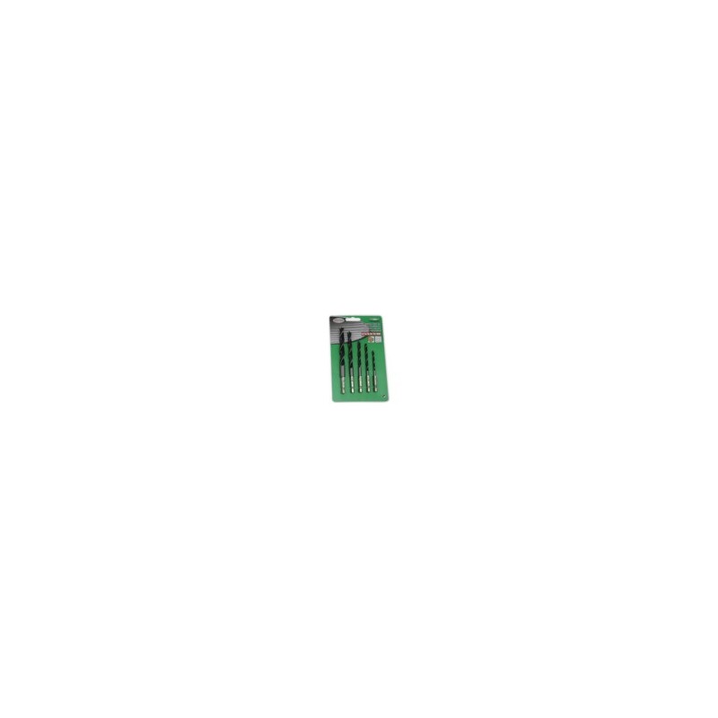 BOORSET 5 DLG HOUT BIT 4/5/6/8/10 MM BOORSET 5 DLG HOUT BIT 4/5/6/8/10 MM