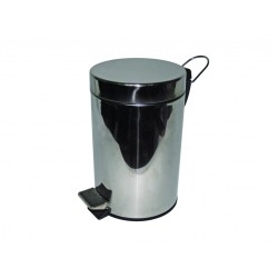 Inox pedaal vuilnisemmer 3 L