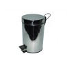 Inox pedaal vuilnisemmer 3 L