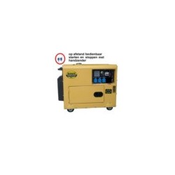 GENERATOR 5000 W 3 X 220V DIGITAAL DIESEL