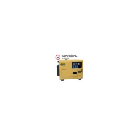 GENERATOR 5000 W 3 X 220V DIGITAAL DIESEL