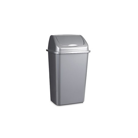 Vuilnisemmer 30L zilver