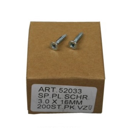 spaanplaatschroef 3.0 x 16 mm