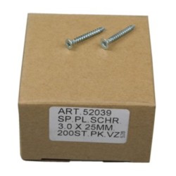 spaanplaatschroef 3.0x25mm
