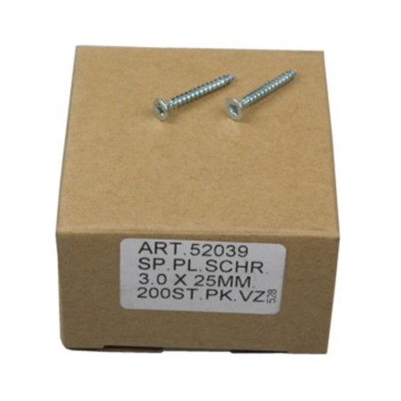 spaanplaatschroef 3.0x25mm