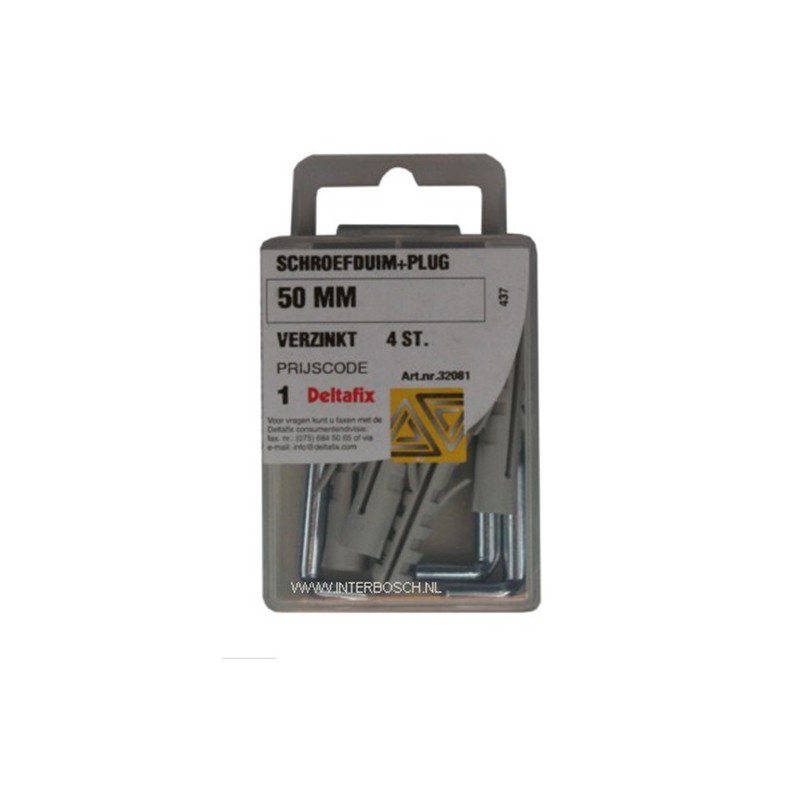 quincaillerie crochet à vis extra lourd 50mm