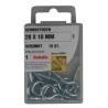 ijzerwaren schroefoog 20 x 10 mm