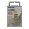ijzerwaren schroefoog 12 x 4 mm
