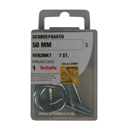 quincaillerie crochet à visser 50 mm