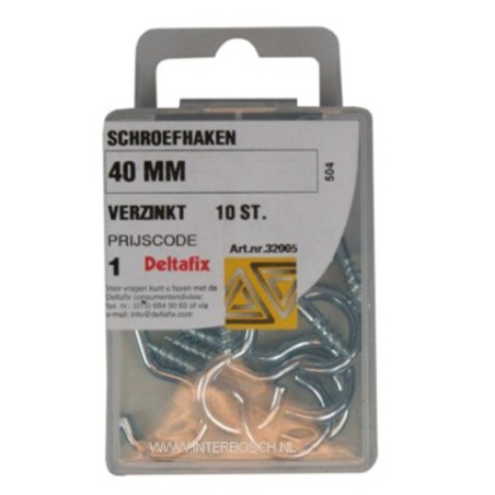 quincaillerie crochet à visser 40mm