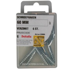 quincaillerie crochet à visser 60mm