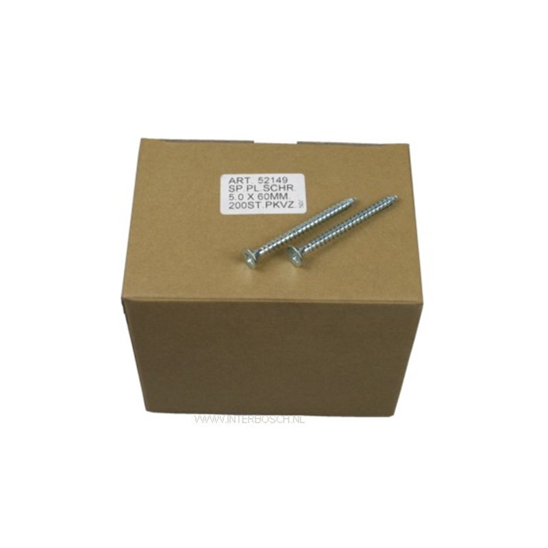 vis aggloméré 5.0 x 60 mm