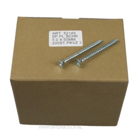 vis aggloméré 5.0 x 60 mm