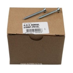 vis aggloméré 4.0 x 40 mm