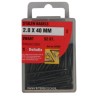 ijzerwaren stalen nagels 2.0 x 40mm zwart
