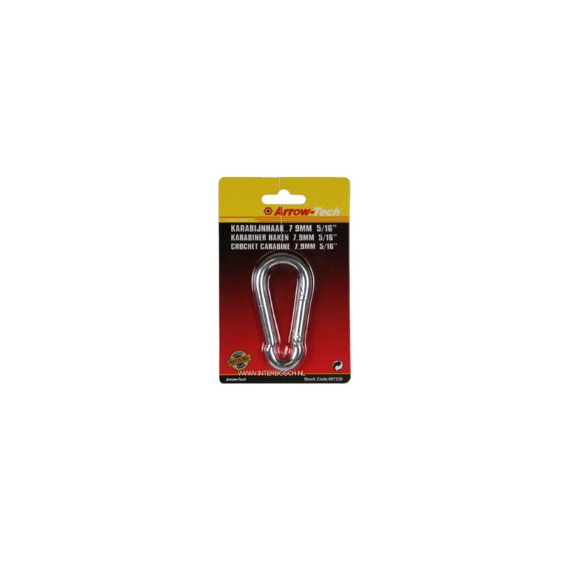 Karabijnhaak 7.9 mm 5/16" B/C Karabijnhaak 7.9 mm 5/16" B/C