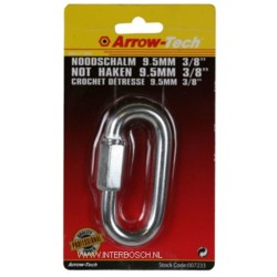 Mousqueton de sécurité 9.5 mm 3/8" B/C