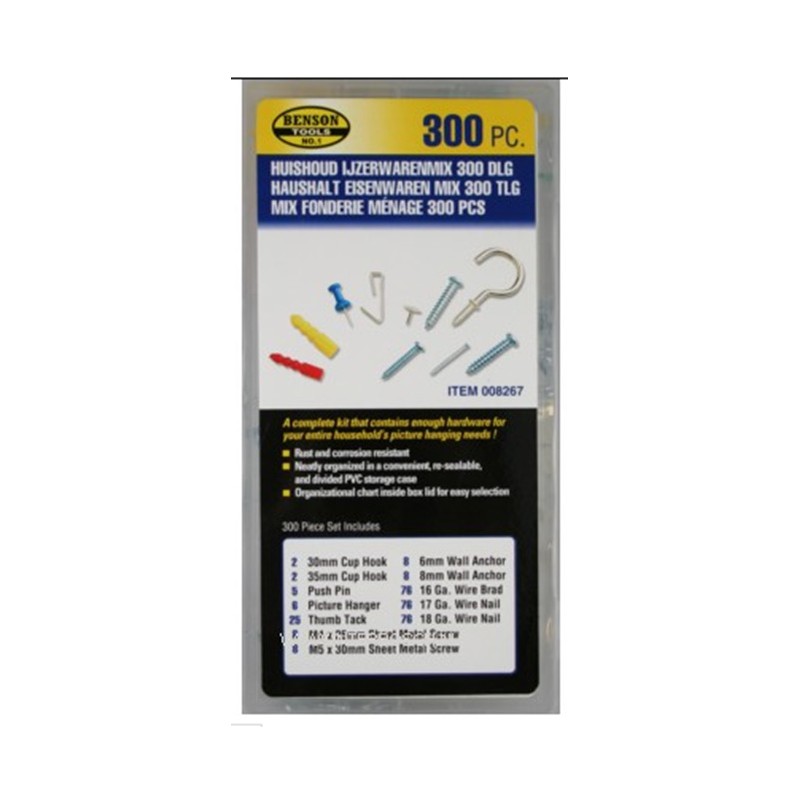 quincaillerie ménagère 300 pcs