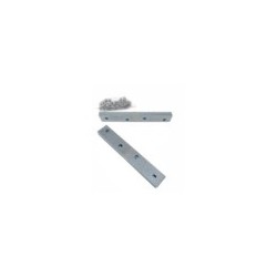 QUINCAILLERIE PLAQUE DE RACCORD 8 PCS 100 X 15 MM