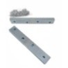 QUINCAILLERIE PLAQUE DE RACCORD 8 PCS 100 X 15 MM