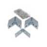 QUINCAILLERIE ÉQUERRE DE CHAISE 16PCS 25X25X14,5MM