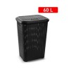 Rattan wasmand zwart Wengue