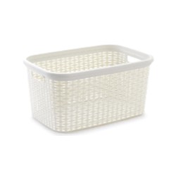 35L wasmand crème wit