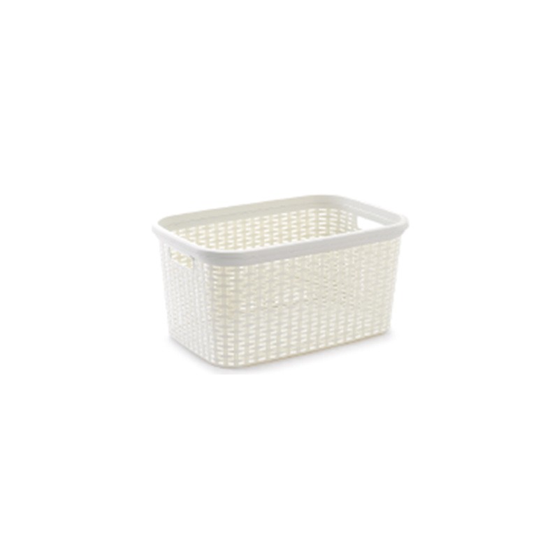 35L wasmand crème wit