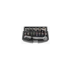 bit-doppenset + ratel 24 dlg kleur