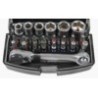 bit-doppenset + ratel 24 dlg kleur