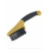 BROSSE MÉTALLIQUE POIGNÉE SOUPLE
