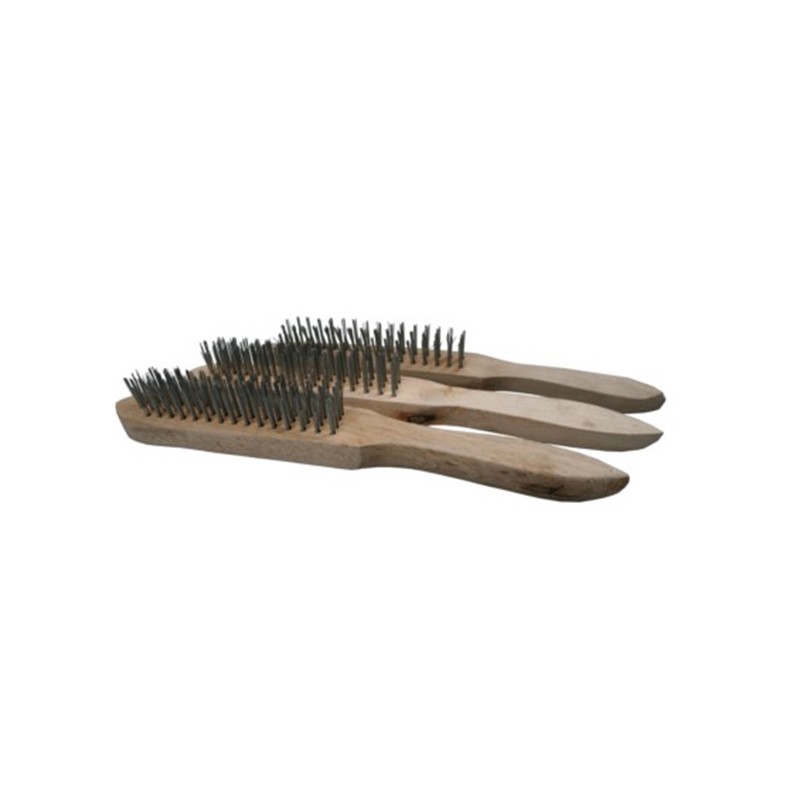 brosse métallique 3 pcs bois brosse métallique 3 pcs bois