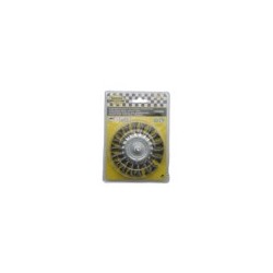 BROSSE ACIER TORDU ROUE, PERCEUSE / 100 MM