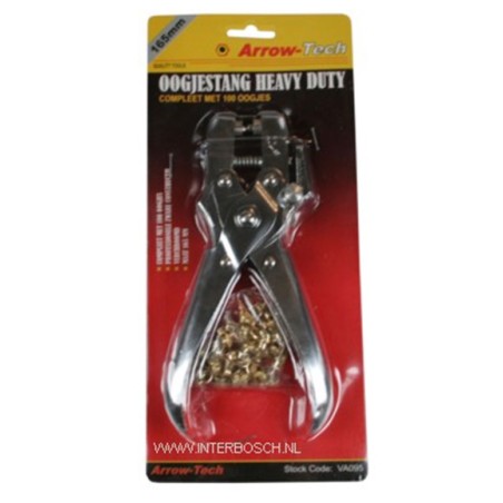 pince à oeillets profi + 100 oogjes