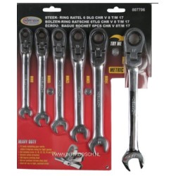 steek-ring ratel 6 delig chr v knik 8 t/m 17