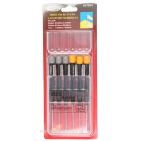 tournevis 6 pcs précision deluxe