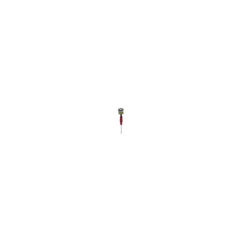 SCHR DR POZI PZ0 X 75 ROOD/ZWART CRV SCHR DR POZI PZ0 X 75 ROOD/ZWART CRV