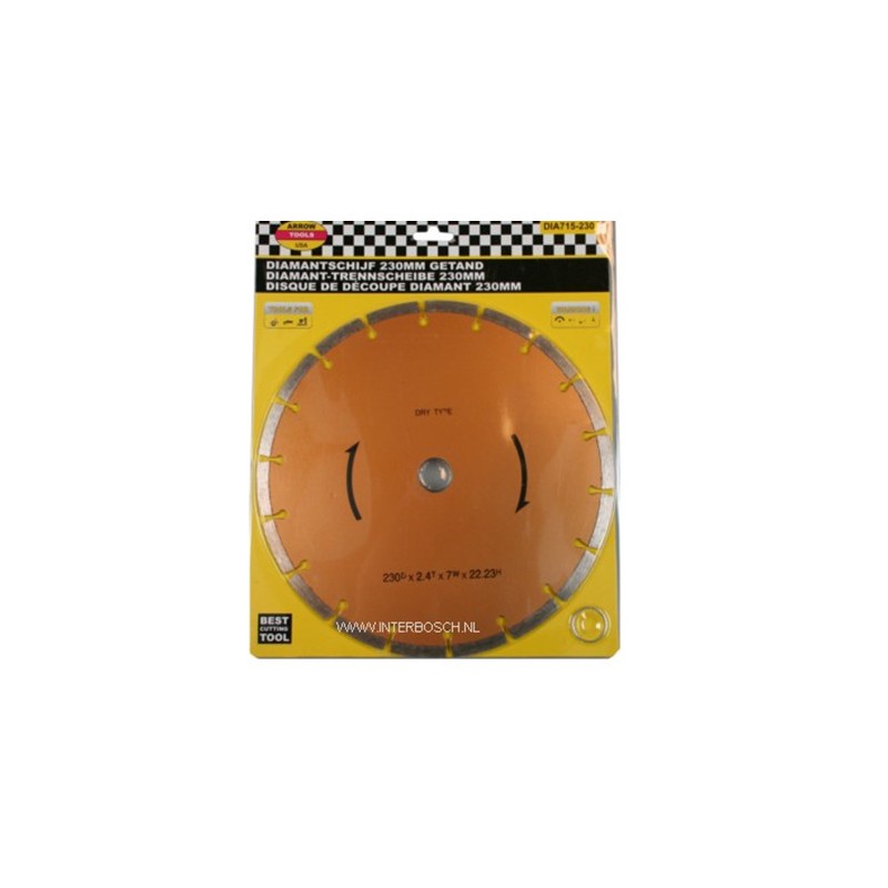 disque de découpe diamant 230 mm