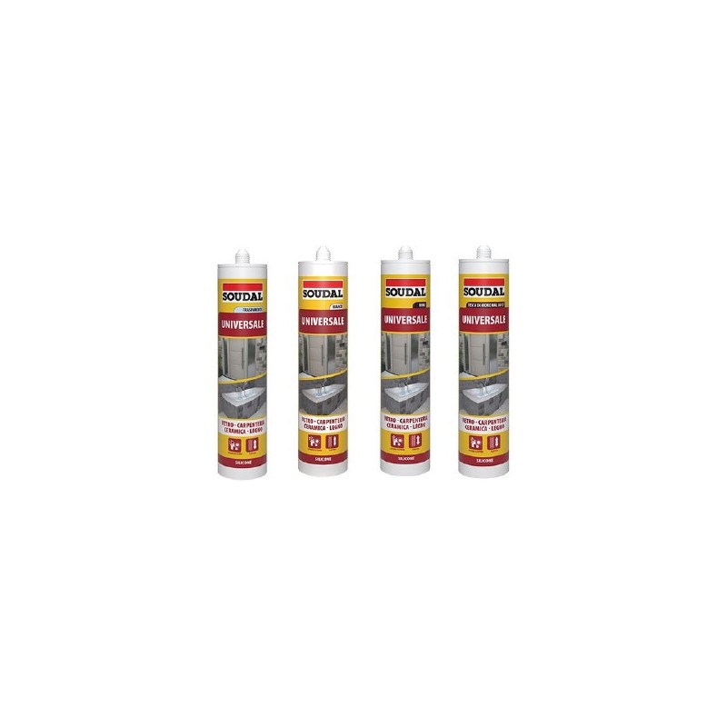 Soudal silicone kit transparant universeel Soudal silicone kit transparant universeel